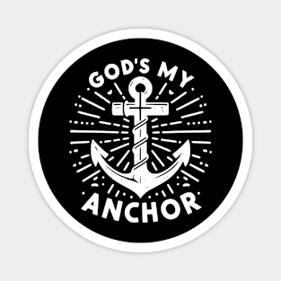 God’s My Anchor Magnet